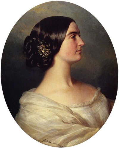 Portrait of Charlotte Stuart by Franz Xaver Winterhalter